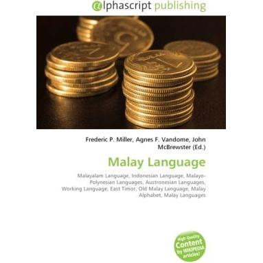 Malay Language, Fachbücher von Agnes F. Vandome, Frederic P. Miller, John McBrewster