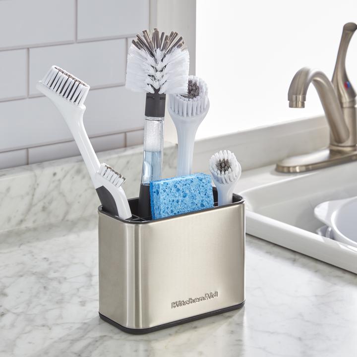 Immagine prodotto KitchenAid Ka Porta Spazzole Per Lavello In Acciaio Inox