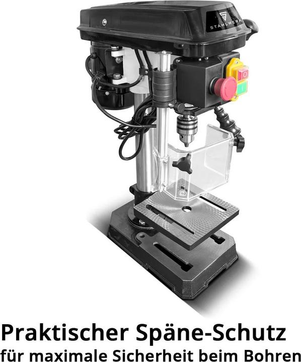 Produktbild Stahlwerk Säulenbohrmaschine BD-350 ST 350W Leistung 620-2.620 U/min Ø 13 mm