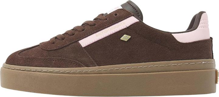 Brun foncé, Rose pâle