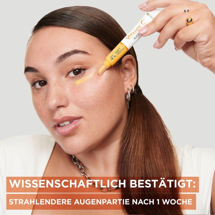 Produktbild Garnier SkinActive Vitamin C (Augenpflege Crème, 15 ml, Tag + Nacht)