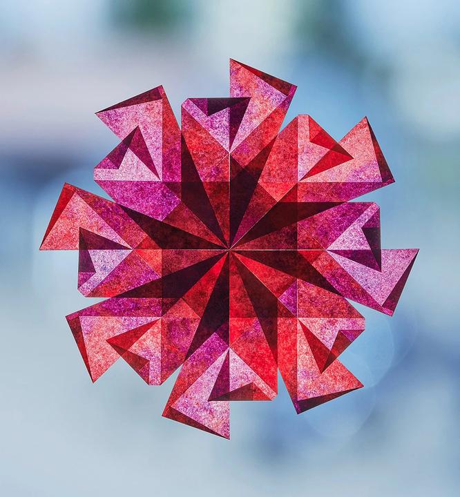 Actual product image Magische Fenstersterne aus Seidenpapier (German, Frédérique Guéret, 2021)