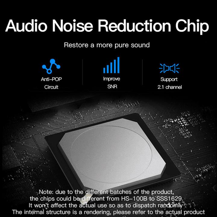 Actual product image Vention USB External Sound Card Black Metal Type (USB)