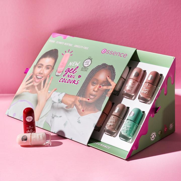 Actual product image essence Gel nail colour 57 PRETTY IN pink (57 Pretty in pink, Gel-Effect Nail Polish)