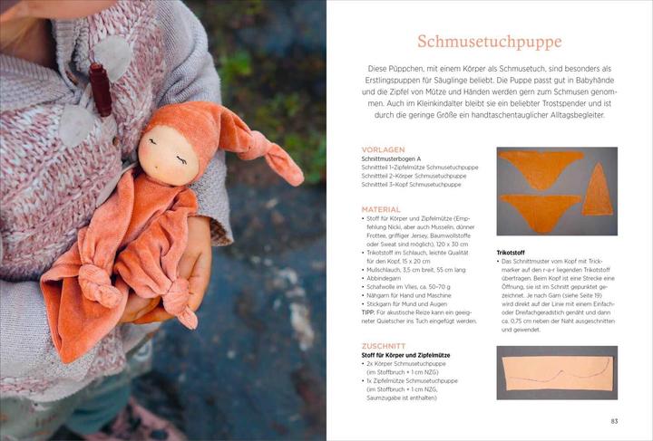 Actual product image Handgemachte Puppen im Waldorf-Stil (German, Kristin Wünsch, 2023)