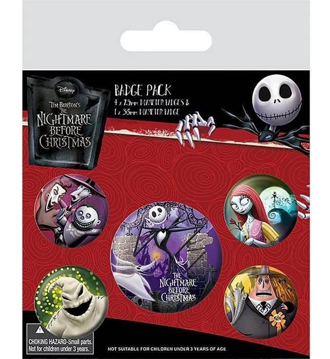 Actual product image Pyramid NBX - Pack 5 Badges - Characters