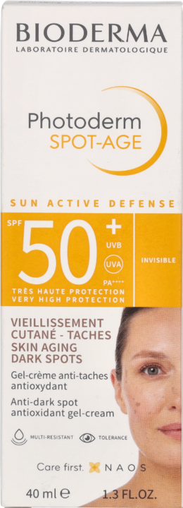 Immagine prodotto Bioderma Photoderm Spot-Age SPF50+ (Crema solare viso, SPF 50, 40 ml, 58 g)