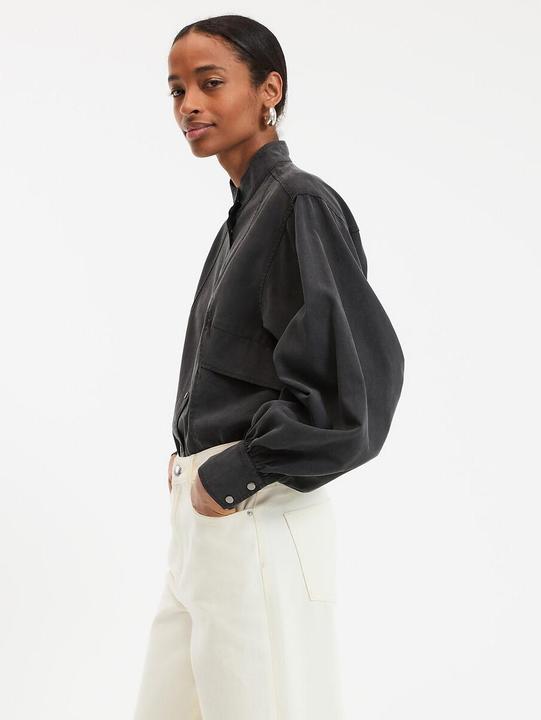 Immagine prodotto La Redoute Collections Bluse mit Stehkragen (XL)