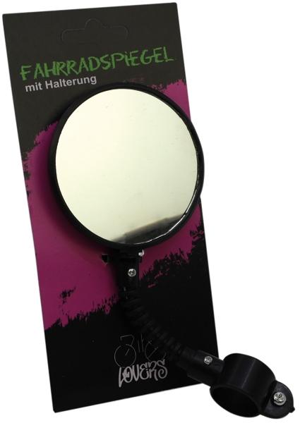 Actual product image OSMA Bike Lovers bicycle mirror with holder