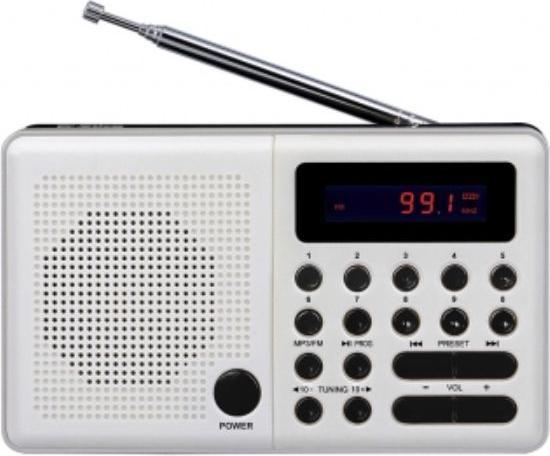 Elta Radio Pliszka USB, FM white (FM)