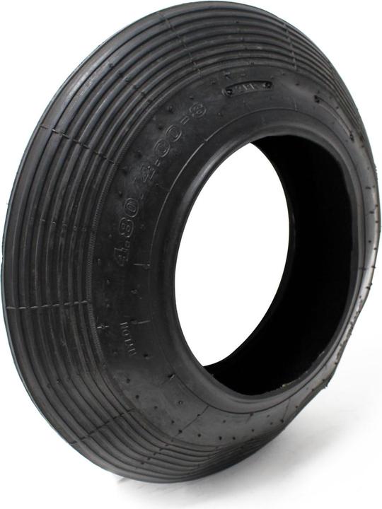 Produktbild Wiltec Reifen u. Standard Schlauch 4.00-8 160kg Ventil TR13 Sackkarre Schubkarre