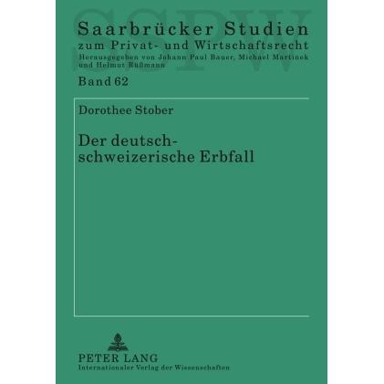 Der deutsch-schweizerische Erbfall, Fachbücher von Dorothee Stober