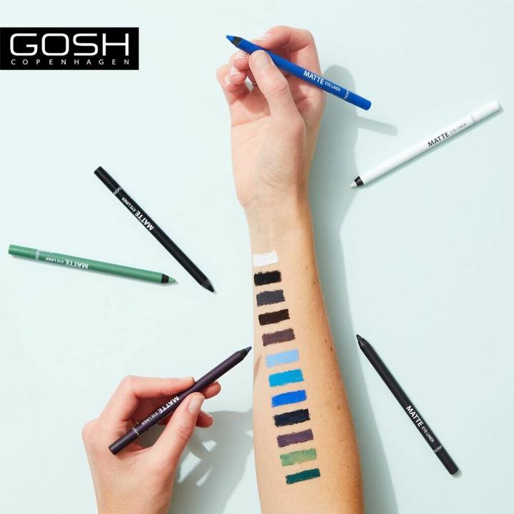 Actual product image Gosh MATTE eye liner #008-crazy blue (008 Crazy Blue)