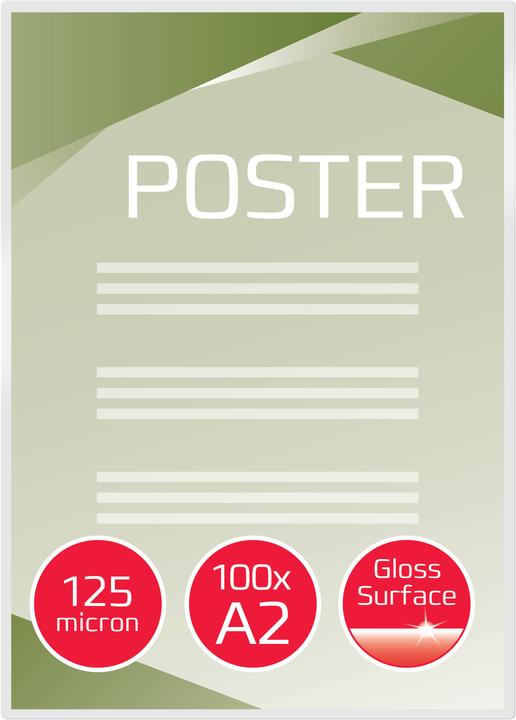 Actual product image GBC DOCUMENT POUCH - hot laminating foil pouches (A2, 100 pcs., 125 µm)