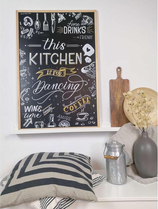Produktbild Maul Kreidetafel mit Holzrahmen, 60x80 cm im Karton holz (Wandtafel, 60 x 80 cm)