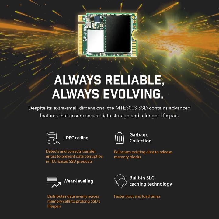 Actual product image Transcend 300S (512 GB, M.2 2230)