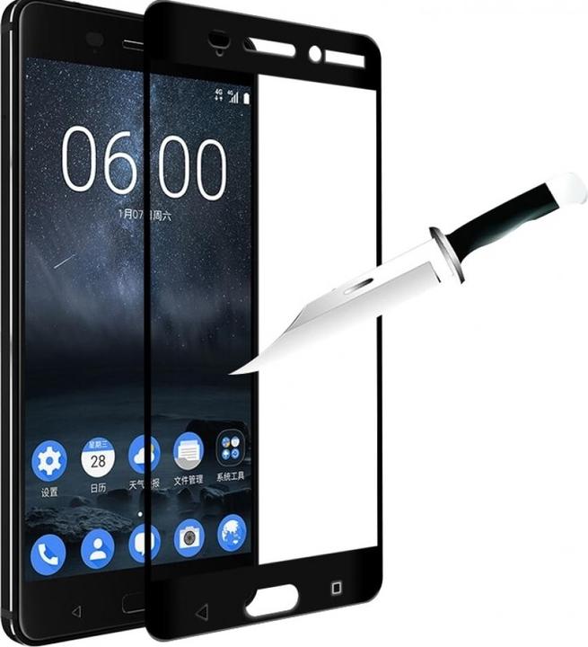 Immagine prodotto Screenguard Nokia 8 Pellicola protettiva di vetro a schermo intero 2.5D 9H (1 Pezzo/i, Nokia 8)