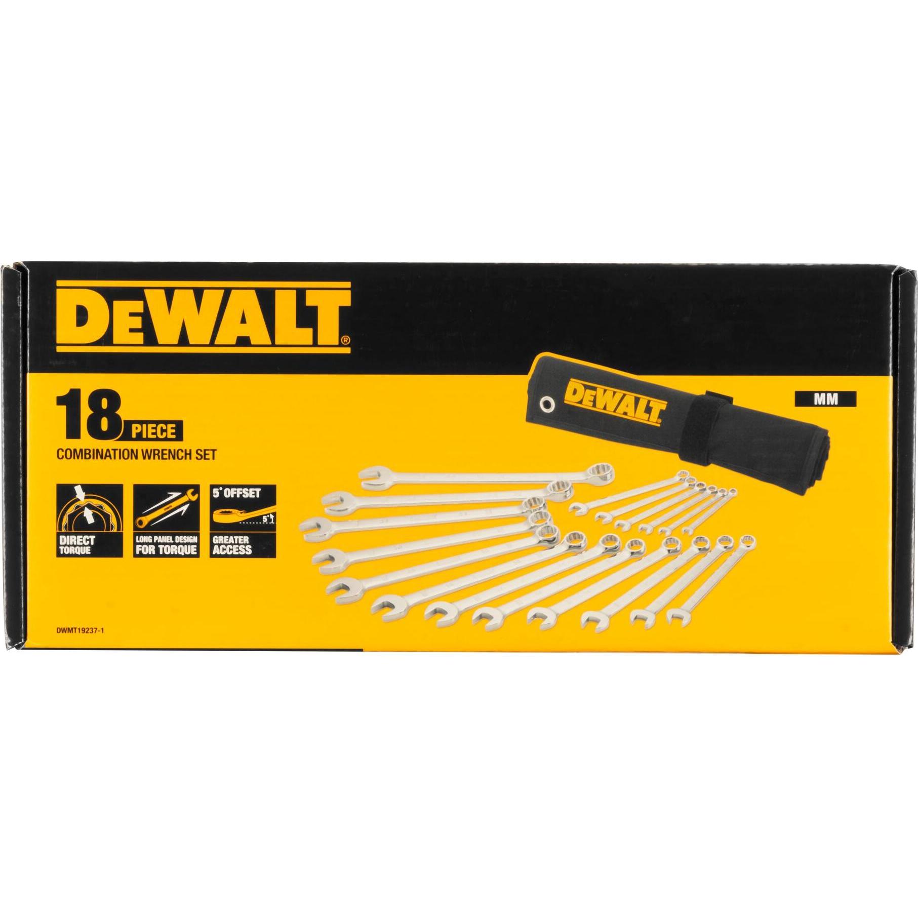 Thumbnail - DeWalt, Schraubenschlüssel, Dewa RingMaulschl Set metrisch 18tlg DWMT192371 (23 mm, 9 mm, 8 mm, 15 mm, 19 mm, 12 mm, 10 ...