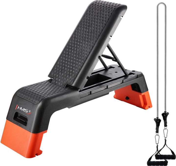Productafbeelding HMS As009 Pro Step Do Aerobiku Regulowany Z Funkcją ławki Commercial