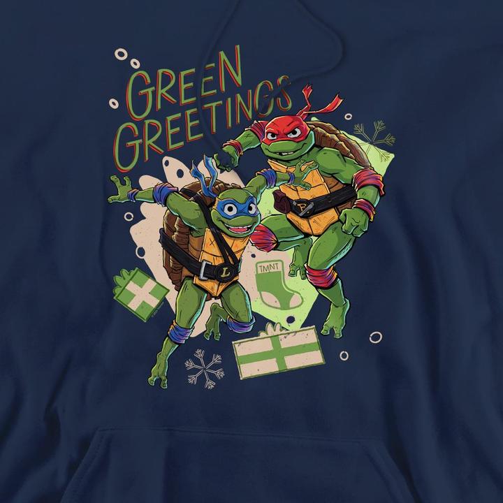 Produktbild Teenage Mutant NT Christmas Greetings Kapuzenpullover (M)