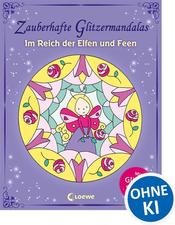 Produktbild Zauberhafte Glitzermandalas - Im Reich der Elfen und Feen