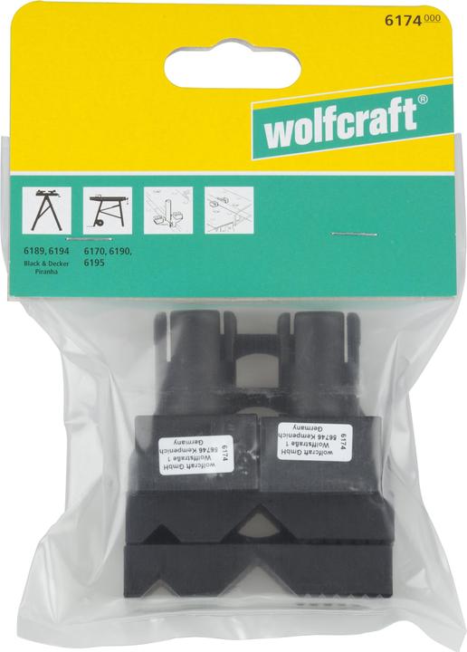 Immagine prodotto wolfcraft Ganasce in plastica per il serraggio circolare (Materiale sintetico)