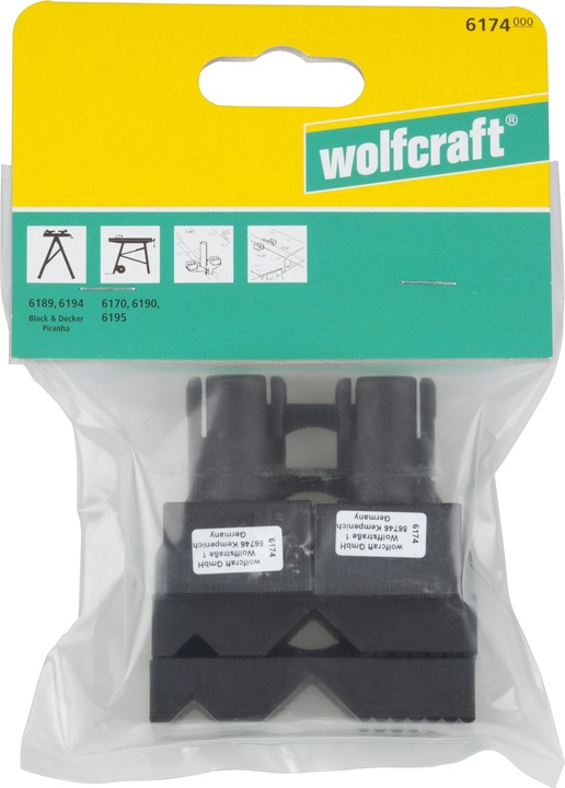 Immagine prodotto wolfcraft Ganasce in plastica per il serraggio circolare (Materiale sintetico)