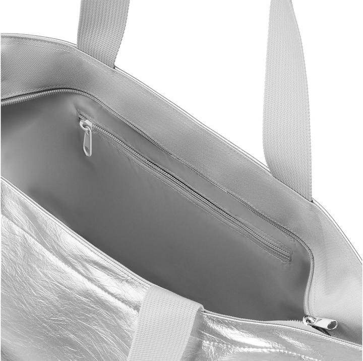 Actual product image reisenthel Tasche Shopper M Silver Crackle
