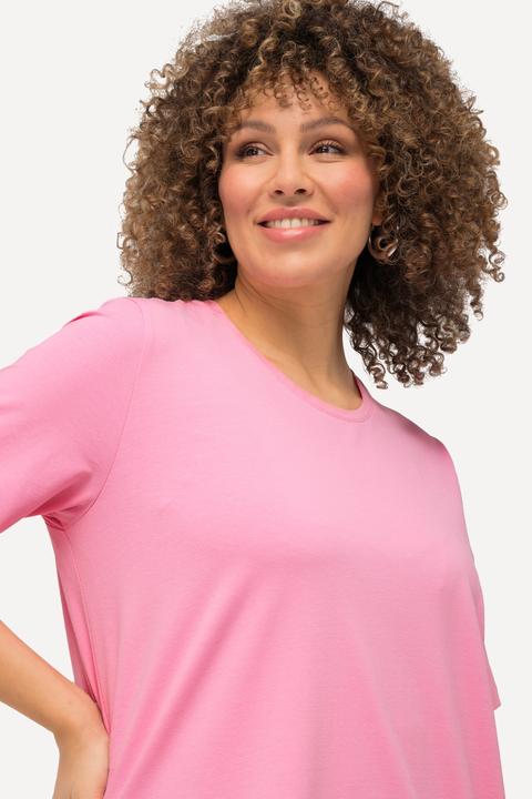 Immagine prodotto Ulla Popken T-shirt dal taglio svasato con scollo a girocollo e mezze maniche (62)