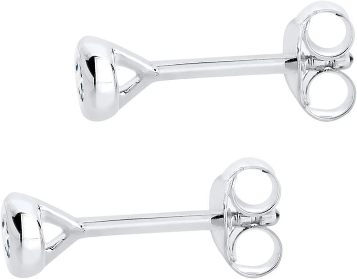 Immagine prodotto Elli Orecchini basic con diamante, perle scintillanti e design elegante (Argento 925, Hoogglans Gepolijst, non è un problema di sicurezza)