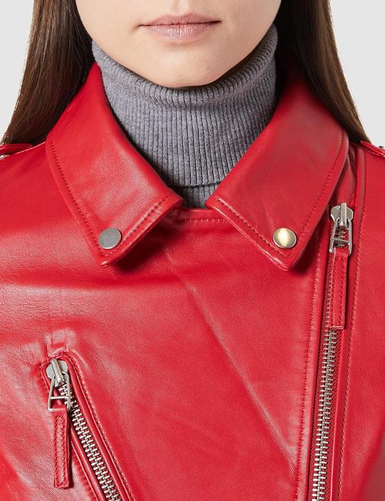 Actual product image Blauer Padded Women's Coat with Leather Shoulders
