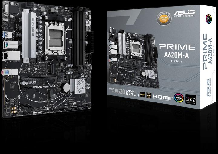 Image du produit ASUS Prime A620M-A-CSM (AM5, AMD SoC, mATX)