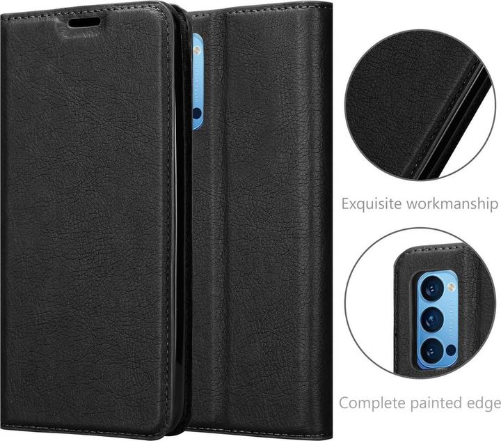 Actual product image Cadorabo Book Invisible Magnet Cover (Oppo Reno 4 Pro 5G)