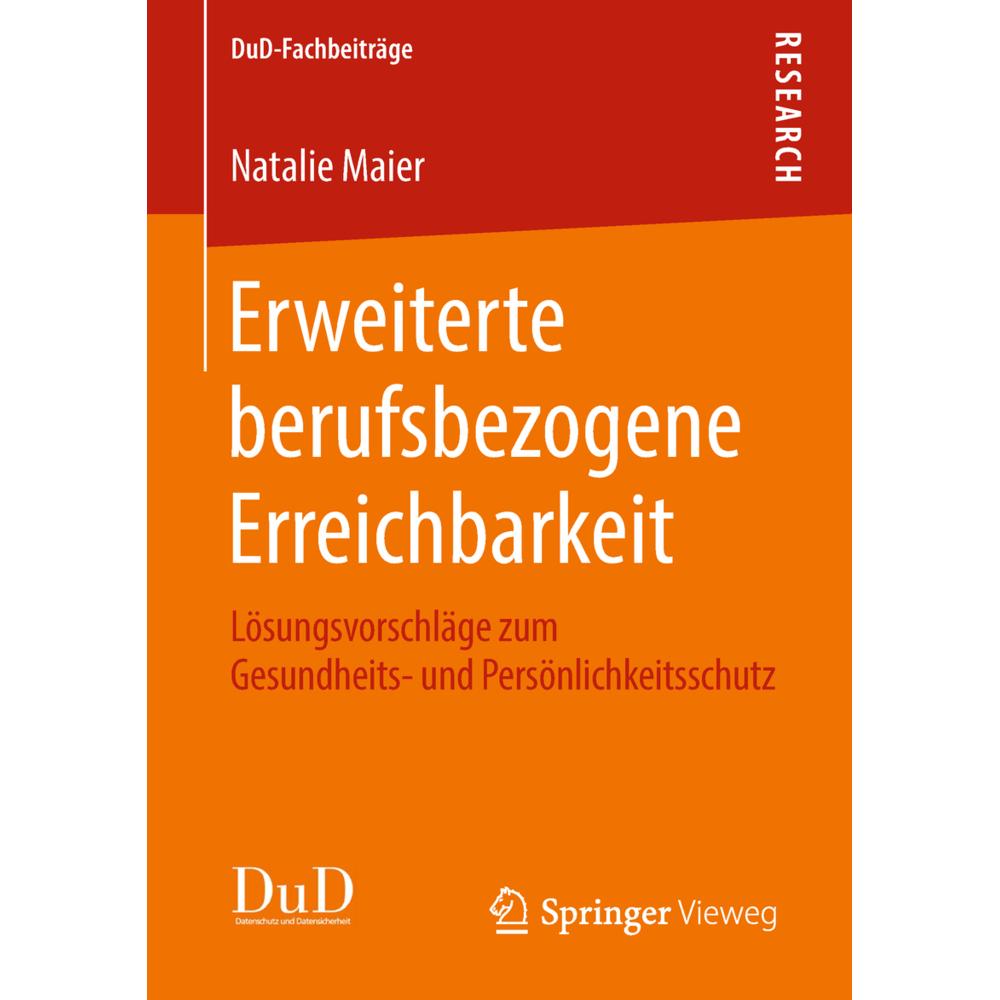 Erweiterte berufsbezogene Erreichbarkeit, Fachbücher von Natalie Maier