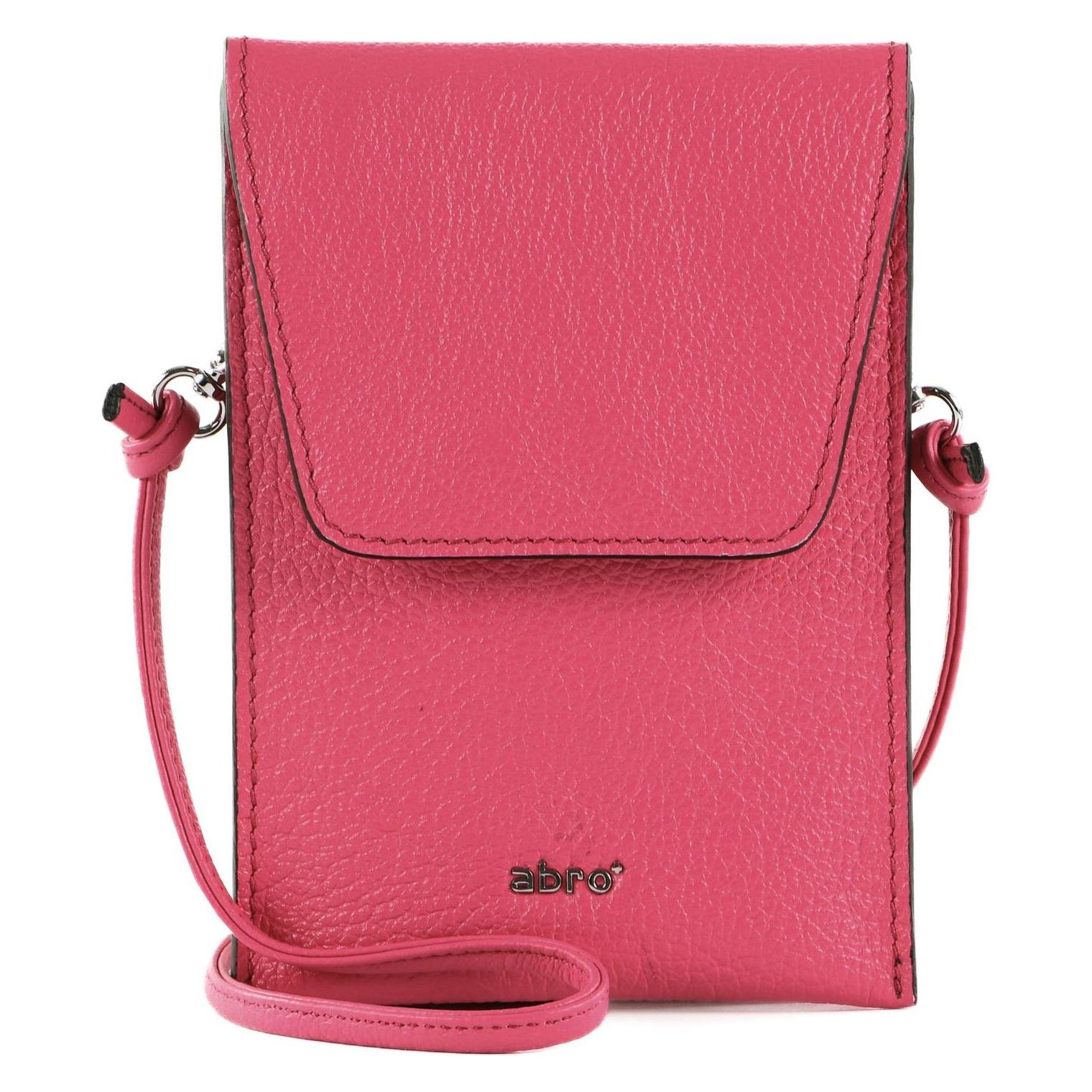 Abro, Damen, Handtasche, Leather Ariete Crossbodybag Camilla, Pink