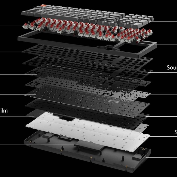 Image du produit Keychron K4 Max (US, Filaire, Sans fil)