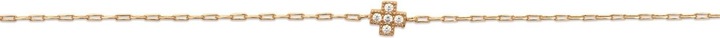 Produktbild Lara Vergoldetem Messing ARMBAND – 16+2 – ZIRKONIA – KREUZ (Vergoldet)