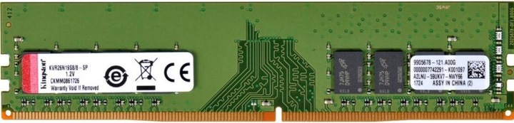 Actual product image Kingston ValueRAM (1 x 8GB, 2666 MHz, DDR4-RAM, DIMM)