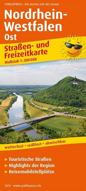 Produktbild Nordrhein-Westfalen Ost Strassen- und Freizeitkarte 1 : 200 000 200000