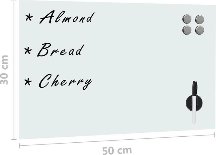 Actual product image vidaXL Magnettafel (50 x 30 cm)