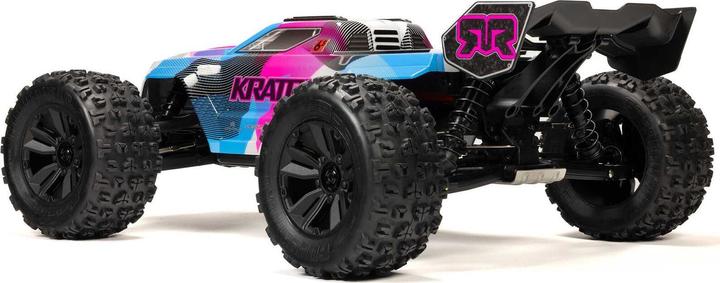 Image du produit Arrma M.TRUCK KRATON BLX6S 1:8 4WD EP RTR ARA8608V6T2 Blue/Pink BRUSHLESS OHNE LadegerÃ¤t und OHNE Akku (Presque prêt à être conduite)