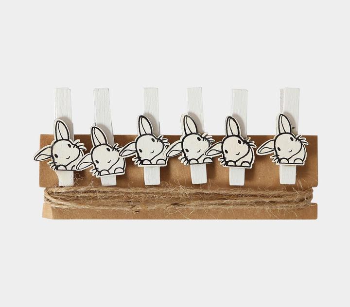 Actual product image I Am Creative Wooden clip