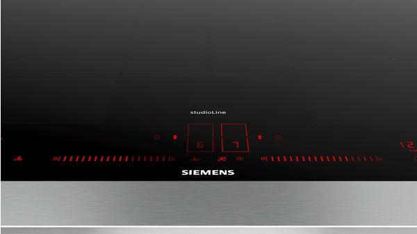 Produktbild Siemens EX807LYV5E iQ700 Induktionskochfeld 80 cm Schwarz flächenbündig (integriert)