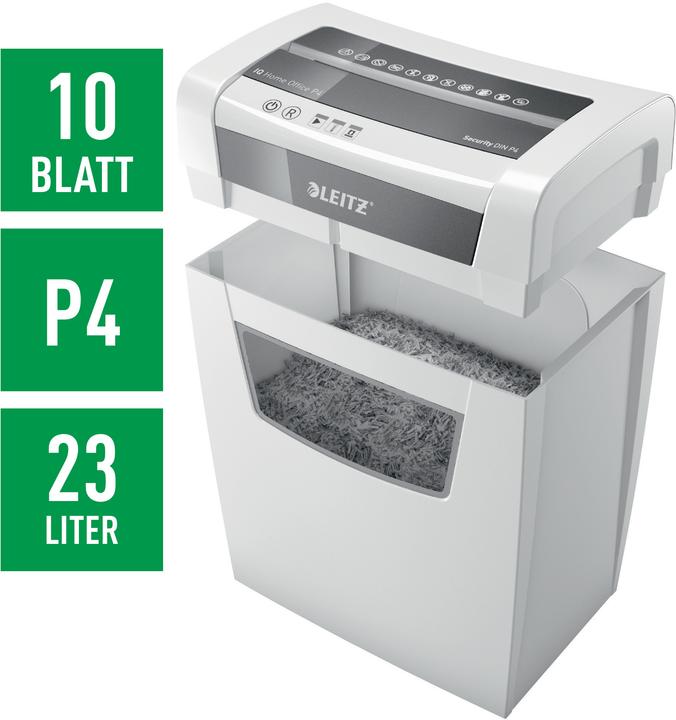 Actual product image Leitz IQ Home Office 8009-00-00, P-4 (Particle cut)