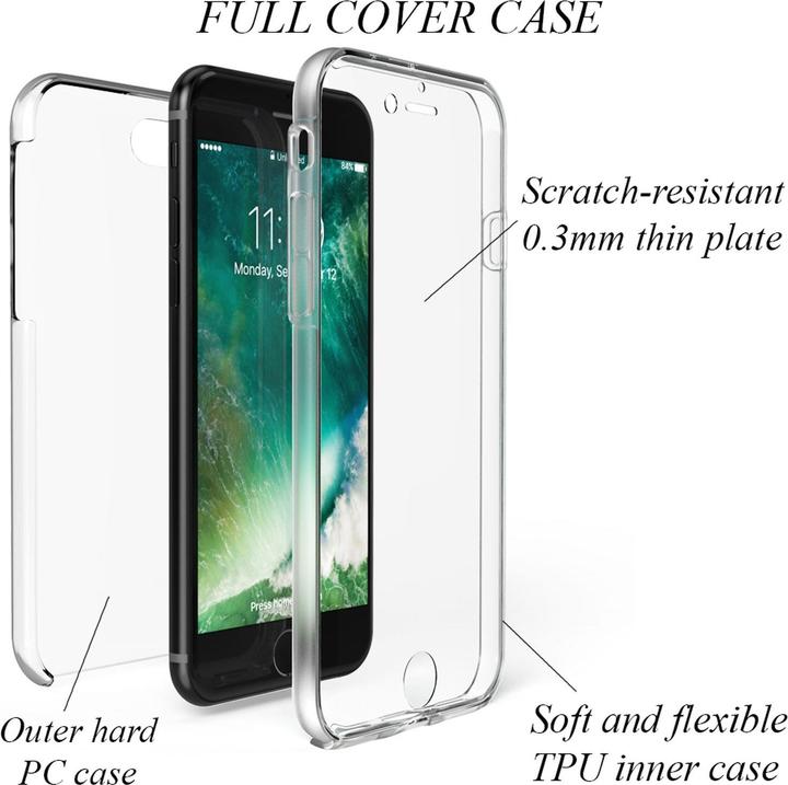 Actual product image Nalia 360 degree mobile phone case (Apple iPhone 7, Apple iPhone SE (2nd Gen))