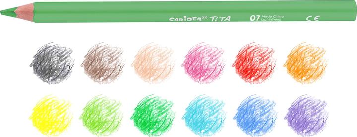 Produktbild Carioca Farbstift Tita Trian Maxi (12x)