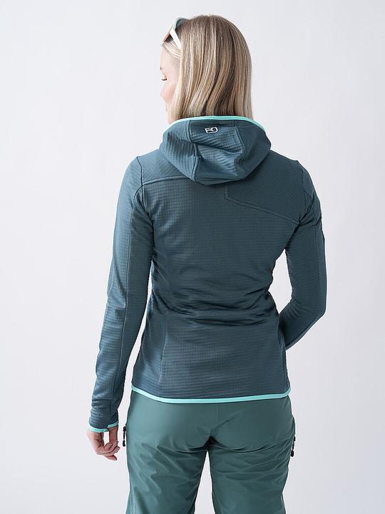 Immagine prodotto Ortovox Giacca con cappuccio in pile a griglia leggera (XS)