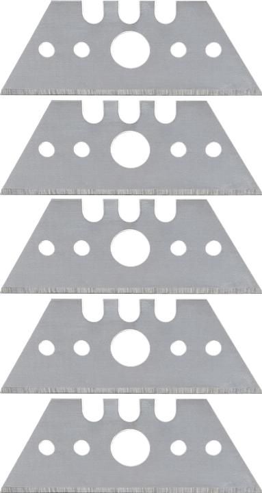 Produktbild wolfcraft wolfcraft 5 Profi-Trapezklingen 0,50x52mm (Ersatzklinge)