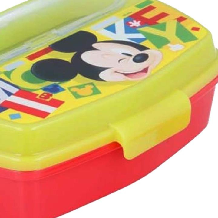 Produktbild Disney Mickey Mouse – Lunchbox mit Besteck
