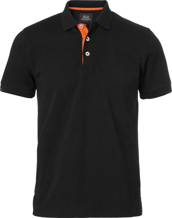 Immagine prodotto Top Swede South West - Polo Weston, uomo, XXL nero/arancio, 65% poliestere, 35% cotone (XXL)